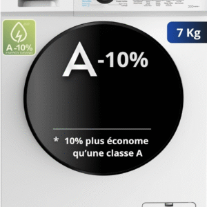 Forcuiss GLL71200WH - 7 Kgs - 1200 tr/mn - 16 programmes - Eco - Intensif - Rapide – Très Faible conso