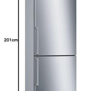 Forcuiss KGE398IBP - Série 6, Réfrigérateur combiné pose-libre, 201 x 60 cm, Inox anti trace de doigts [Classe énergétique B]